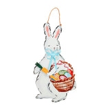 Mud Pie Tin Bunny Door Hanger