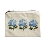 Bloom Floral Bead Zipper Pouch