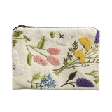 Bloom Floral Bead Zipper Pouch