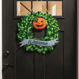 Welcome Tin Wreath