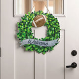 Welcome Tin Wreath