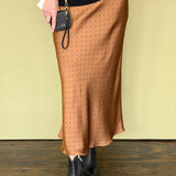 The Twirl Dot Midi Skirt