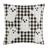 Ghost Halloween Beaded Pillow