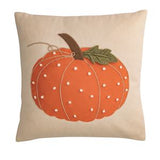 Pumpkin French Knot Pillow