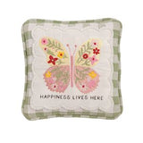 Mini Floral Embroidered Pillows