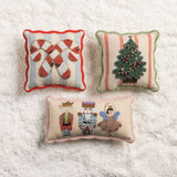 Tree Mini Beaded Pillow