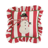 Mini Holiday Ruffle Pillows