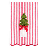 Stripe Topiary Tree Towel