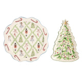 Nutcracker And Tree Nested Tray Set