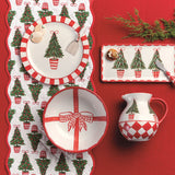 Red Check Bow Bowl