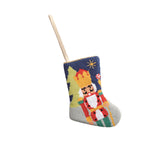 Holiday Needle Point Mini Stocking