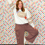 Kickoff Patchwork Pullover