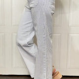 Patch Pick Pocket Wide Leg Jean