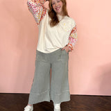 Easy Peasy Terry Palazzo Pants