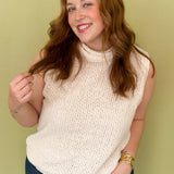 Breezy Cowl Neck Knit Top
