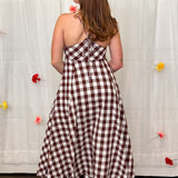 Picnic Twist Gingham Sundress