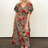 Crushing on Florals Midi Dress