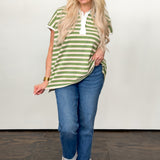 Feel For Stripes Top