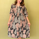 It's Perfect In Paisley Midi Dress