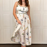 Petals In Poetry Midi Sundress