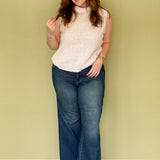 Breezy Cowl Neck Knit Top