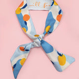 Twisted Fruit Ribbon Scarf
