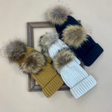 Warm Heart Pompom Beanie