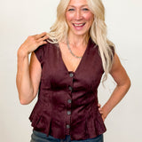 Plum Perfect Vest