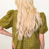 Tuscany Grove Eyelet Blouse