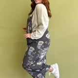 Midnight Bloom Overalls