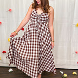 Picnic Twist Gingham Sundress