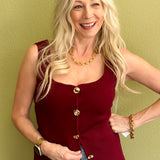 It's In The Buttons Vest