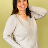 Waiting For Today V-Neck Sweater