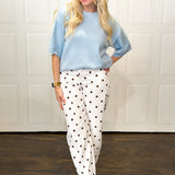 Big Deal Blue Knit Top