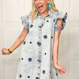 Behind The Denim Dress
