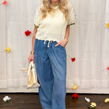 Free Falling Wide Leg Jean