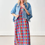 Purely Plaid Midi Dress