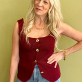 It's In The Buttons Vest