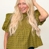 Tuscany Grove Eyelet Blouse