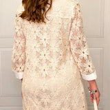 Let's Jet Away Crochet Dress