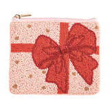 Bow Beaded Pouch