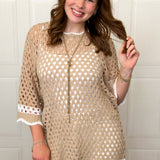 Relax & Recharge Crochet Tunic