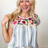 Wildly Free Floral Top