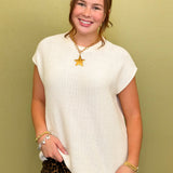 Who Wants The Scoop Knit Top