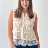 Oh The Whispers Crochet Vest