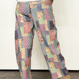 Master of Mixed Print Barrel Pant