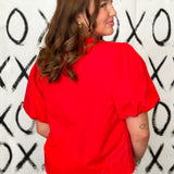 Rouge & Lipstick Blouse