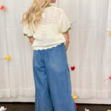 Free Falling Wide Leg Jean