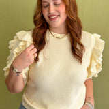 Frills & Thrills Knit Top