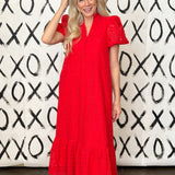 Cherry Crush Midi Dress